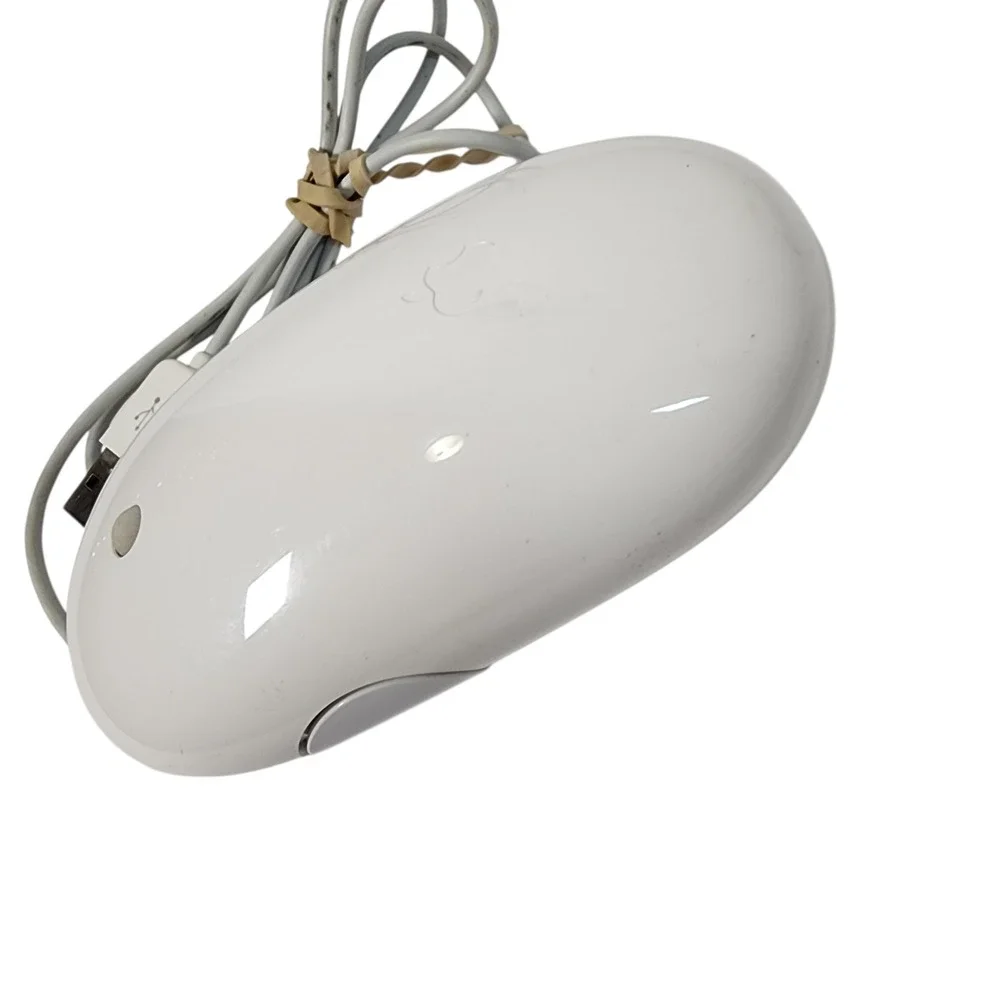 Apple Mighty Mouse A1152 EMC 2058 Wired‎ USB Optical Mouse White